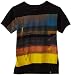 Hurley Boys 8-20 Surf Stripe T-Shirt, Black, Medium Hurley Boys 8-20 Surf Stripe T-Shirt, Black, Medium