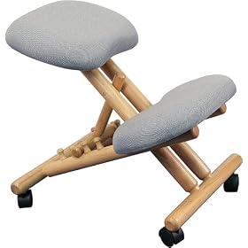 Wooden Ergonomic Kneeling Posture Office Chair [WL-SB-101-GG] by Office Furniture in a Flash