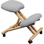 Wooden Ergonomic Kneeling Posture Office Chair [WL-SB-101-GG]