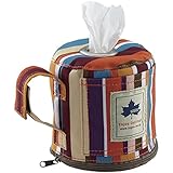 ロゴス(LOGOS) ストライプ ロールペーパーホルダー(オレンジ) 73189007