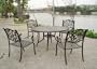 Cast Aluminum 56" Round Patio Table Set