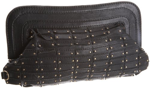 Tabitha Women’s Stud Tab Clutch Black Small