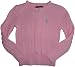 Infant Girl's Ralph Lauren Polo Sweater Pink with Aqua Logo