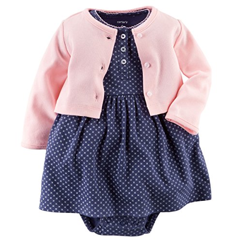 Carter's Baby Girls' 2 Piece Geo Print Dress Set (Baby)