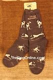 Jack Russell Terrier Poses Acrylic/Nylon Dog Socks - One Pair by FBF