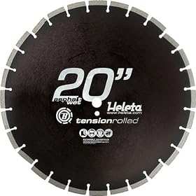 Asphalt Walk Behind Diamond Blade to 65HP 20.5"x.125" Product SKU: A20125