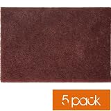 51K9w1sMy6L. SL160  3M Scuff & Clean Pads 6 x 9 Maroon Medium  Used for Iron, Non Ferrous Metals, Alloy Steel, Stainless Steel, with Hand