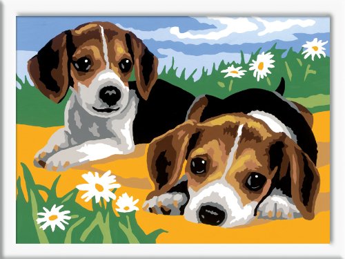 Ravensburger 28179 - Jack Russel Welpen - Malen nach Zahlen, 24 x 18 cm Preisvergleich
