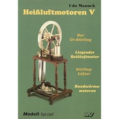 Heissluftmotoren: Hei�luftmotoren 5: Der Ur-Stirling, Liegender Hei�luftmotor, Stierling-L�fter, Handw�rmemotoren: V
