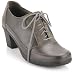 Women's Clarks DREAM GOAL Classic Lace Up Ankle Shoes , 9.5, Grey Leather/Suede
