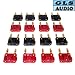 All Products : GLS Audio - 16 Pack Gold Banana Plugs Speaker Plug Dual Tip Banana Clips