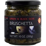 La Piana Green and Black Olive Bruschetta , 10 Oz