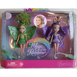 Barbie - Fairytopia - Magic of the Rainbow Doll (Green and Purple) by 
