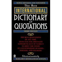 New International Dictionary of Quotations, 3rd Edition