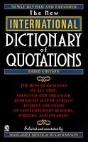 New International Dictionary of Quotations, 3rd Edition