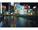 Photographic Print of Neon signs of the Nippombashi District at 
night from Robert Harding