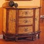 Hardwood And Veneer Vestibule Console