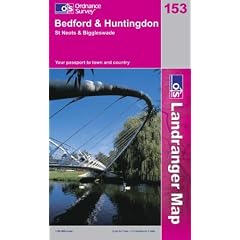 Bedford and Huntingdon, St.Neots and Biggleswade (Landranger Maps)