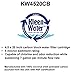KleenWater Brand Activated Carbon Block Water Filters, 4.5 x 20 Inch Replacement Cartridges (2)