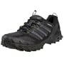 adidas Men's Kanadia Trail 2 Running Shoe,Black/Steel/Steel,11.5 M