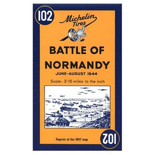City Travel Guides Discounted  Books : Michelin Map No. 102 Battle of Normandy