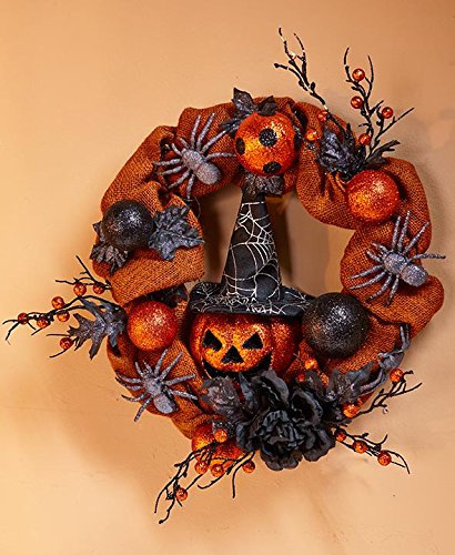 Haunting Home Decor Accents Halloween Decoration (Wreath)