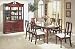QUEEN ANNE STYLE SET OF 2 CUSHIONED ARM CHAIRS