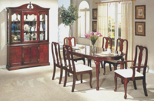Beautiful Queen Anne 7pc 6 Chairs
