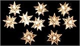 Set Of 10 Clear Diamond Star Christmas Lights
