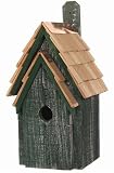 Rustic Green Bluebird Birdhouse