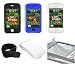 Silicone Skin for Apple iPhone + Armband + Removable Beltclip+ Screen Protector Kit for Apple iphone mp3 player