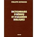 Dictionnaire d'h�breu et d'aram�en bibliques