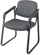 Deluxe Sled Base Arm Chair With Designer Plastic Shell Back By Office Star