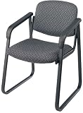 Deluxe Sled Base Arm Chair With Designer Plastic Shell Back By Office Star