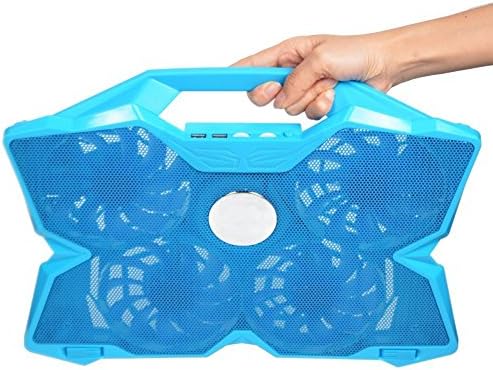 PhoneProof NotePal Magic Ice-2 Ultra-Slim Laptop Cooling Pad with Fan (Blue)