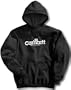 Carhartt� Logo Hooded Pullover Sweatshirt, BLACK, 4XL