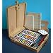 ALL MEDIA EASEL AERTIST SET 48pc, OIL, ACRYLIC,WATERCOLOUR,