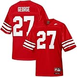 Nike Ohio State Buckeyes #27 Eddie George Scarlet Greats and Glory Football Jersey