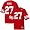 Nike Ohio State Buckeyes #27 Eddie George Scarlet Greats and Glory Football Jersey