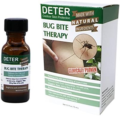 Deter Bug Bite Therapy Glass Vial with Applicator Rod