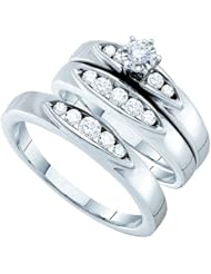 0.50CT DIAMOND TRIO SET