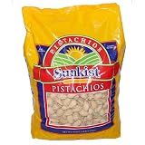 Sunkist California Dry Roasted Salted In-Shell Pistachios Net Wt. 64 oz