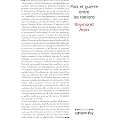 Paix et guerre entre les nations