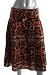 Jones New York Printed A-Line Skirt Color: BLACK TABA (multi-colored) Size: 8