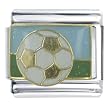 Pugster Soccer Ball On Field Sports Italian Charms Bracelet Link