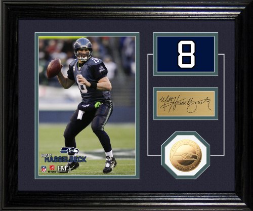 Highland Mint NFL Seattle Seahawks Matt Hasselbeck Player Pride Desk Top Photomint