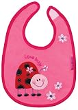 Stephen Joseph Knit Bib, Ladybug