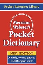 Merriam-webster's Pocket Dictionary