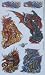 GUITAR TATTOOS ＃14 PSYCHEDELIC DRAGONS ギター用タトゥーシール