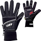 Louis Garneau 2008/09 Techno Full Finger Cycling Gloves - Black - 1482068-020